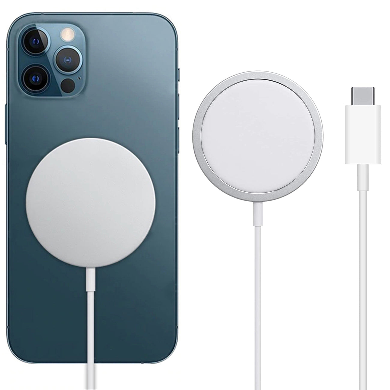 Magnetic Charger USB-C Port For iPhone 12 series (Only Sell In System)